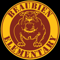 Beaubien Elementary School Bulldog Logo
